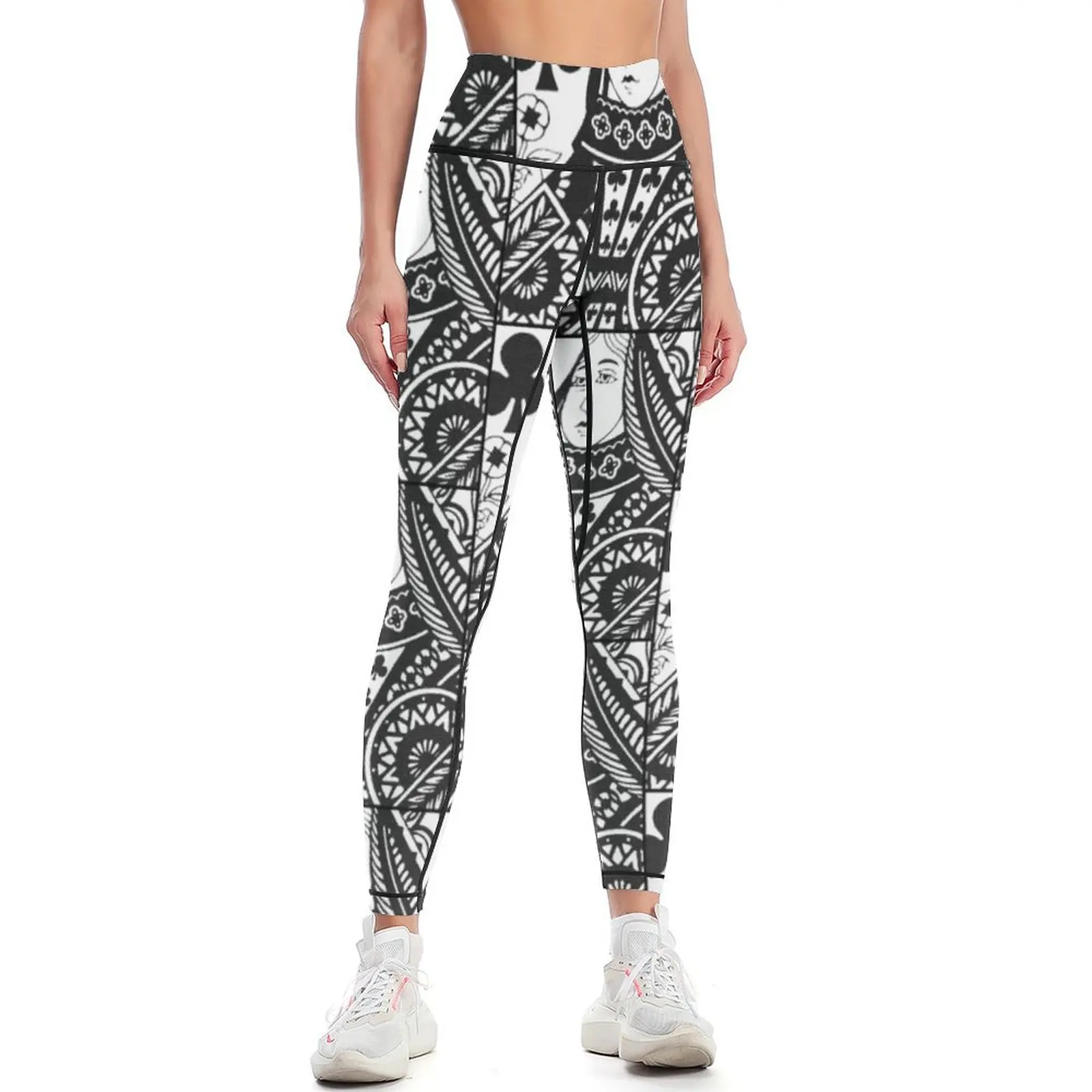 Yoga Fitness Club - QUEEN OF CLUBS Leggings exercise clothing