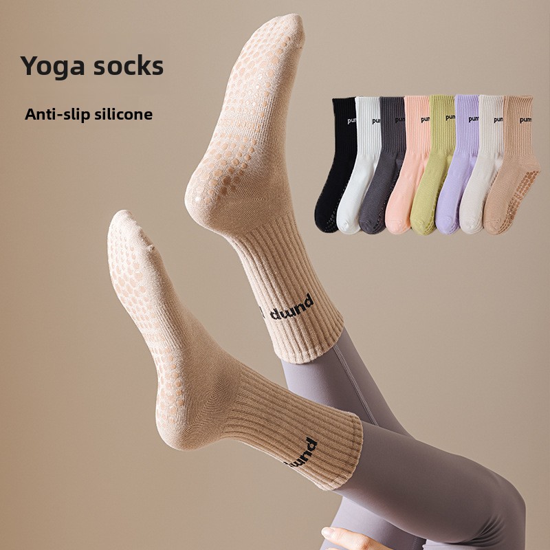 Women Mid Tube Yoga Socks Anti - Yoga Fitness Dance 리뷰 및 가격
