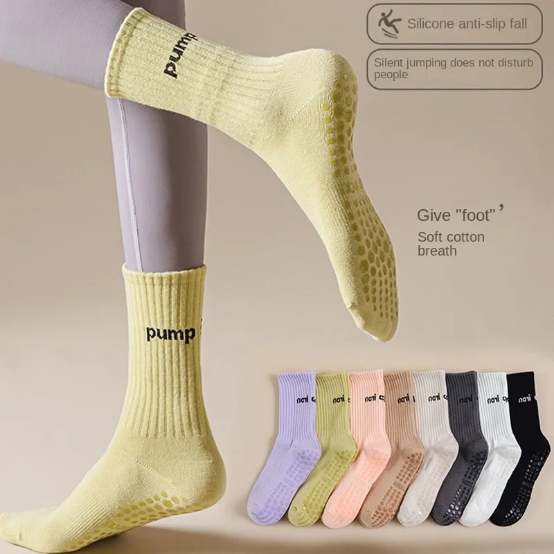 Women Mid Tube Yoga Socks Anti - Yoga Fitness Dance 리뷰 및 가격
