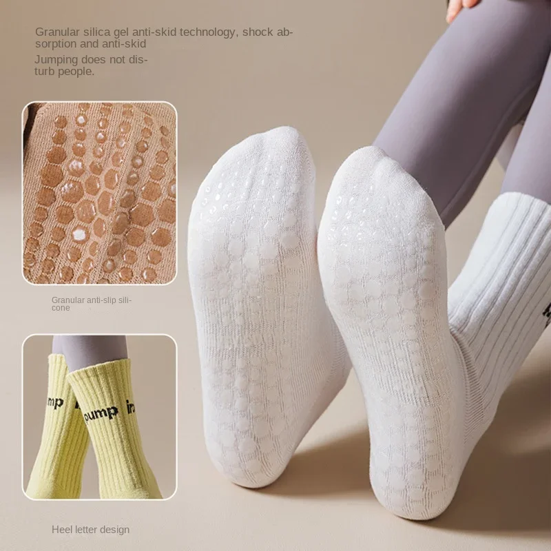 Women Mid Tube Yoga Socks Anti - Yoga Fitness Dance 리뷰 및 가격