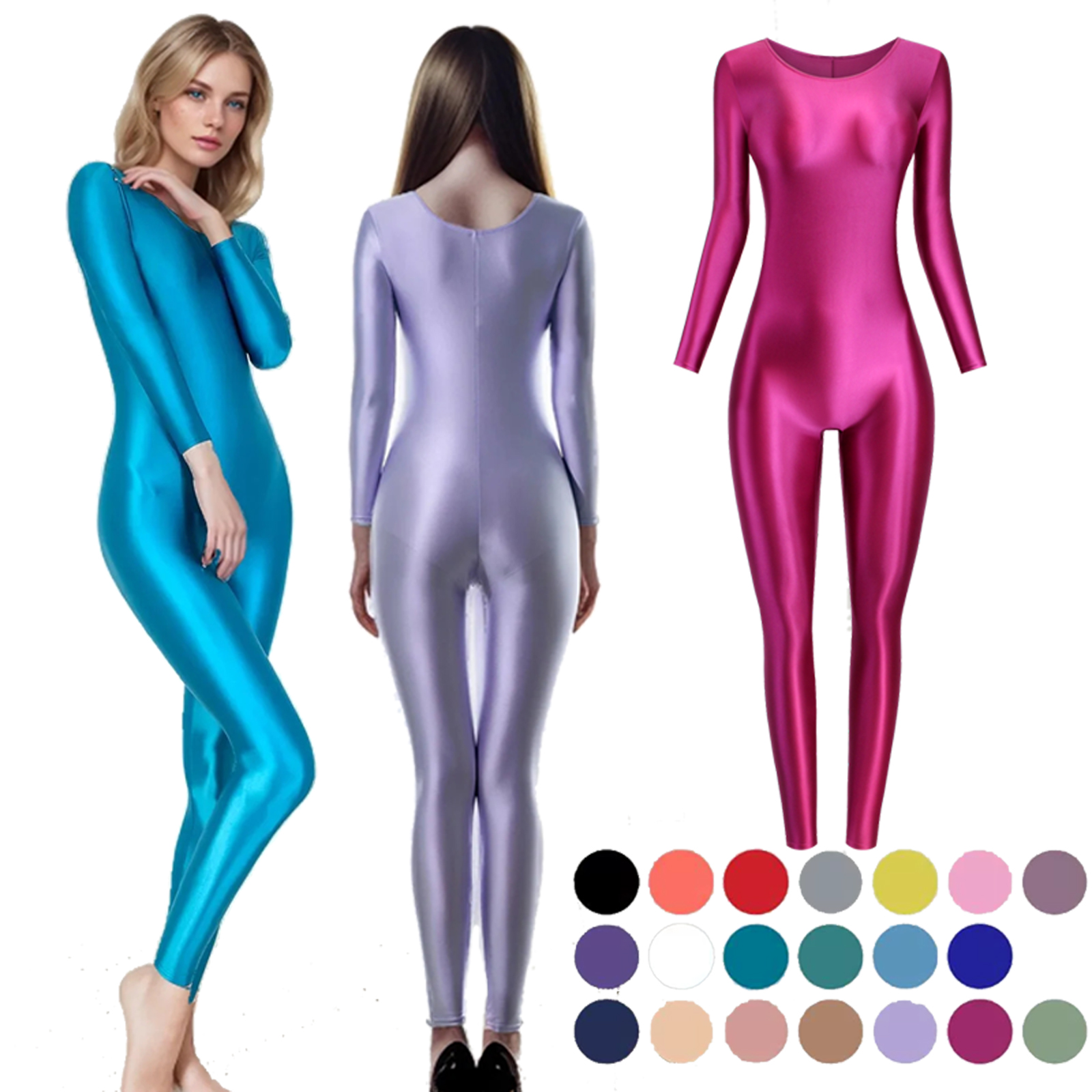 MJINM Shiny Glossy Women's Bod - Yoga Overall Fitness 리뷰 및 가격