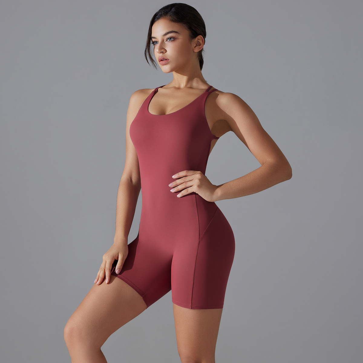 Yoga Set Sexy Backless Sporty  - Yoga Overall Fitness 리뷰 및 가격
