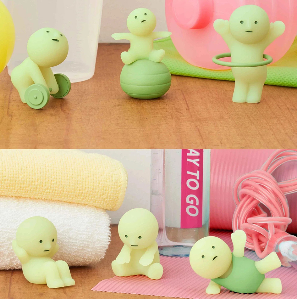 Hot Glow In The Dark Mini Figu - Yoga In Fitness First 리뷰 및 가격