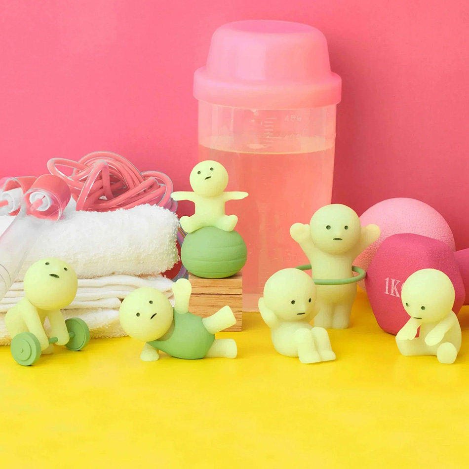 Hot Glow In The Dark Mini Figu - Yoga In Fitness First 리뷰 및 가격
