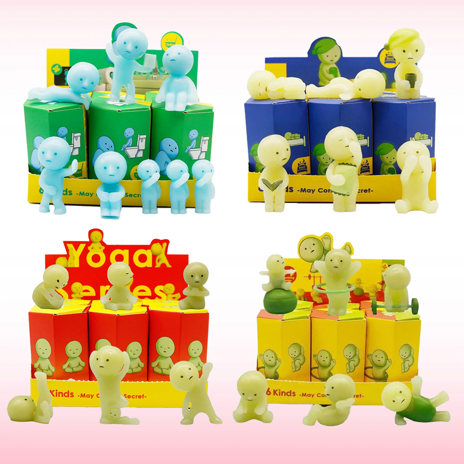 Glow In The Dark Mini Figure S - Yoga In Fitness First 리뷰 및 가격