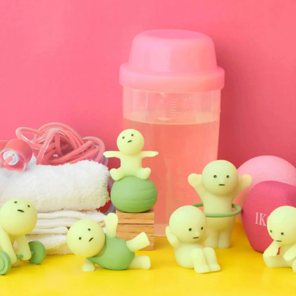 Glow In The Dark Mini Figure S - Yoga In Fitness First 리뷰 및 가격