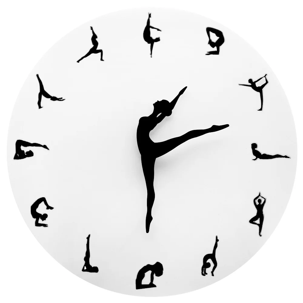 HQ Yoga Postures Wall Clock  F - Yoga Fitness Watch 리뷰 및 가격