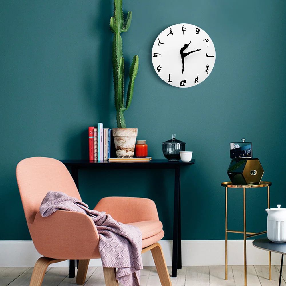 HQ Yoga Postures Wall Clock  F - Yoga Fitness Watch 리뷰 및 가격