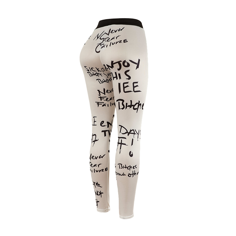 Popular Letter Printed Sexy Fi - Yoga Overall Fitness 리뷰 및 가격