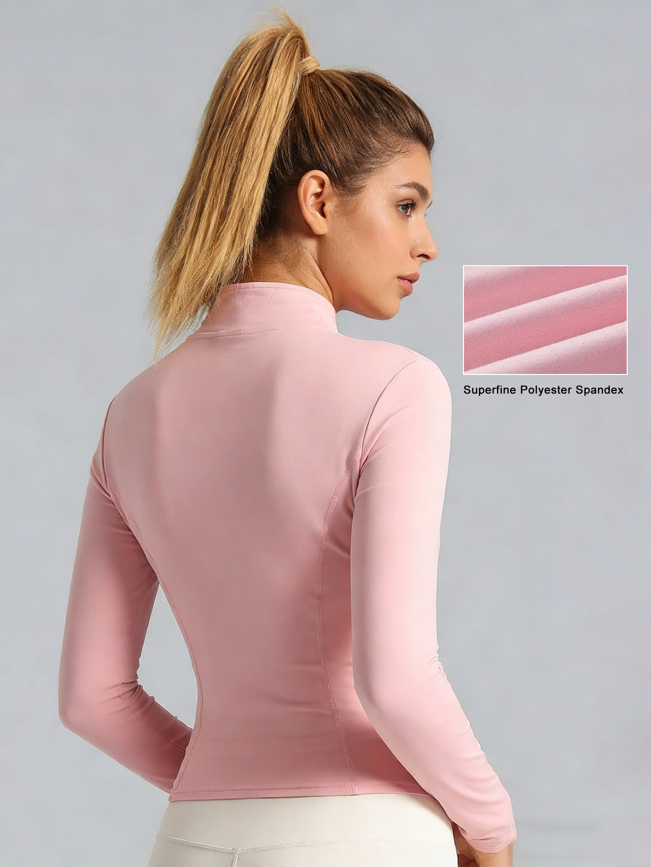 New Women Light pink Yoga Coat - Yoga Fitness Yoga 리뷰 및 가격