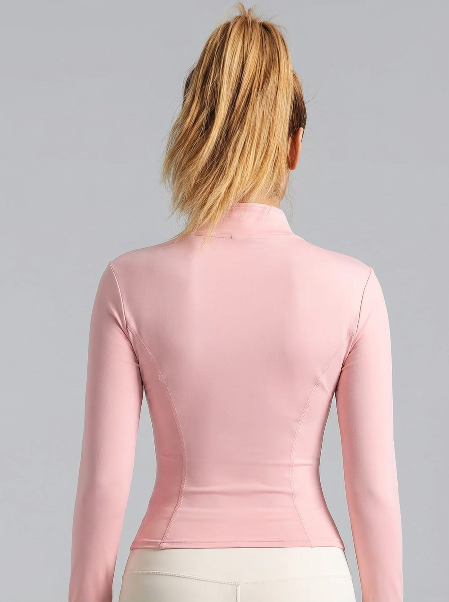 New Women Light pink Yoga Coat - Yoga Fitness Yoga 리뷰 및 가격