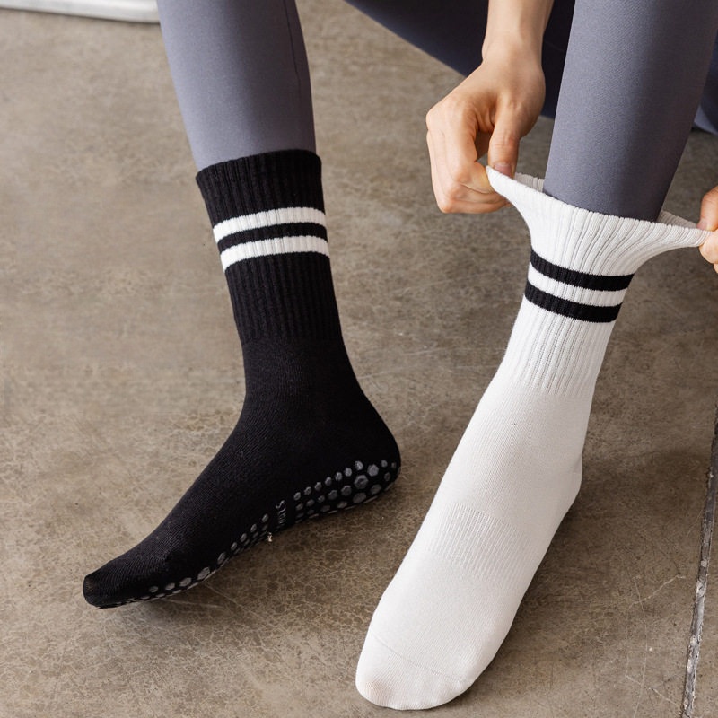 Women Non Slip Yoga Socks, Gri - Yoga Fitness Gym 리뷰 및 가격