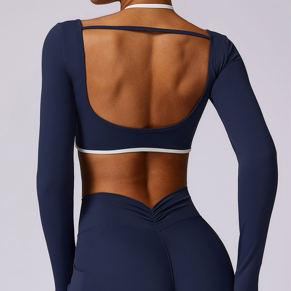 Sexy Backless Yoga Long Sleeve - Yoga Fitness Yoga 리뷰 및 가격
