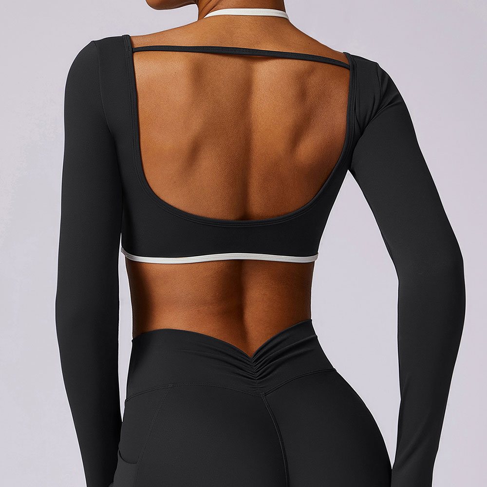 Sexy Backless Yoga Long Sleeve - Yoga Fitness Yoga 리뷰 및 가격