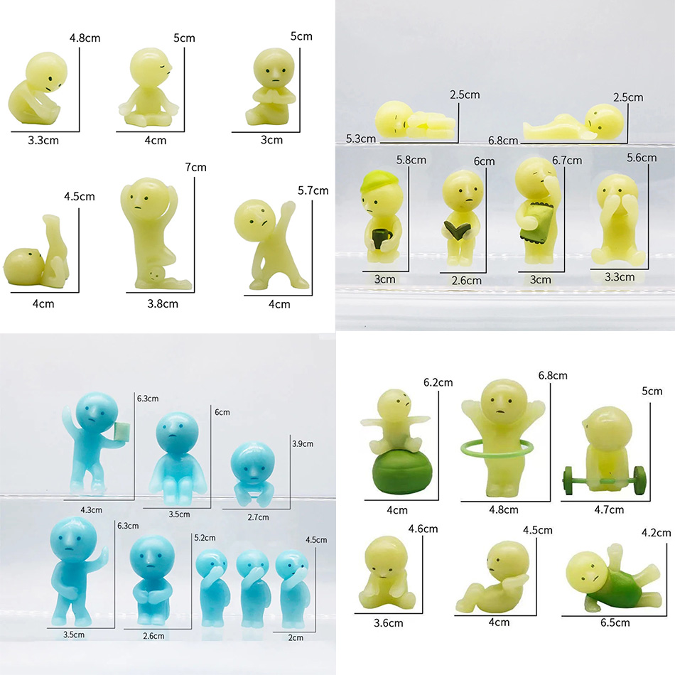 Glow In The Dark Mini Figure S - Yoga In Fitness First 리뷰 및 가격