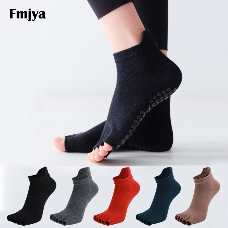 Yoga Socks Half Toe Anti-Slip  - Yoga Fitness Dance 리뷰 및 가격