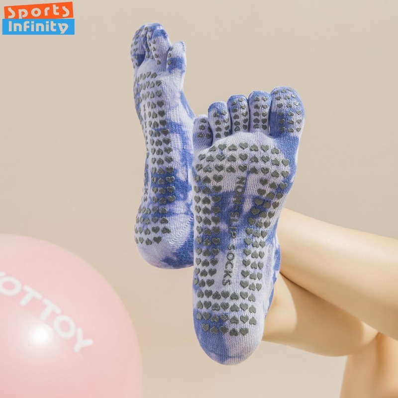 New Non Slip Tie Dye Five Fing - Yoga Fitness Dance 리뷰 및 가격