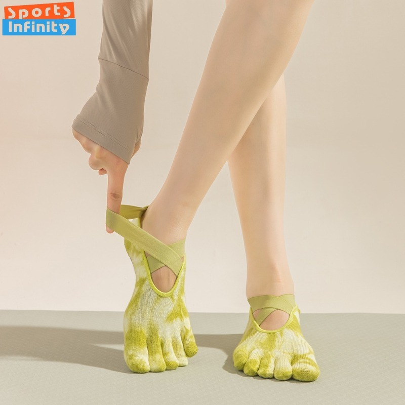 New Non Slip Tie Dye Five Fing - Yoga Fitness Dance 리뷰 및 가격