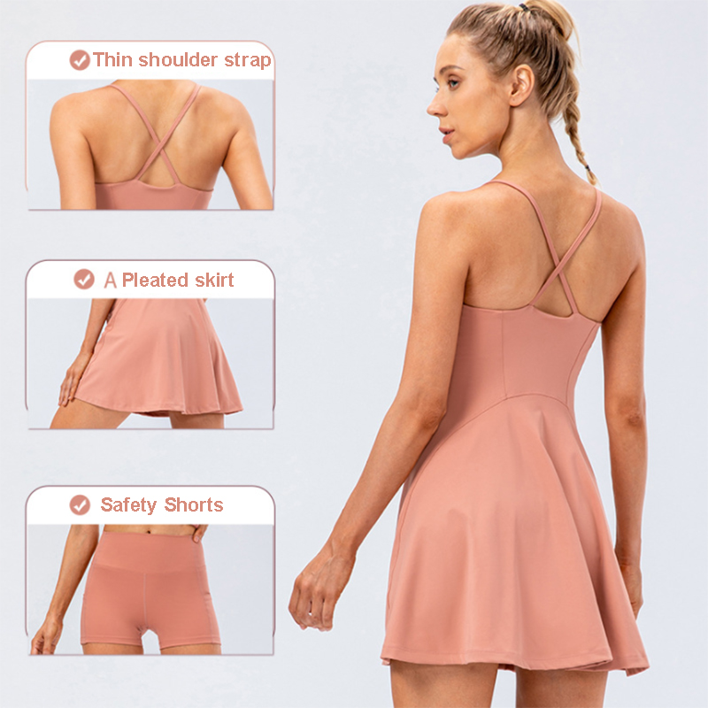 Women Tennis Yoga Skirt High S - Yoga Fitness Dress 리뷰 및 가격