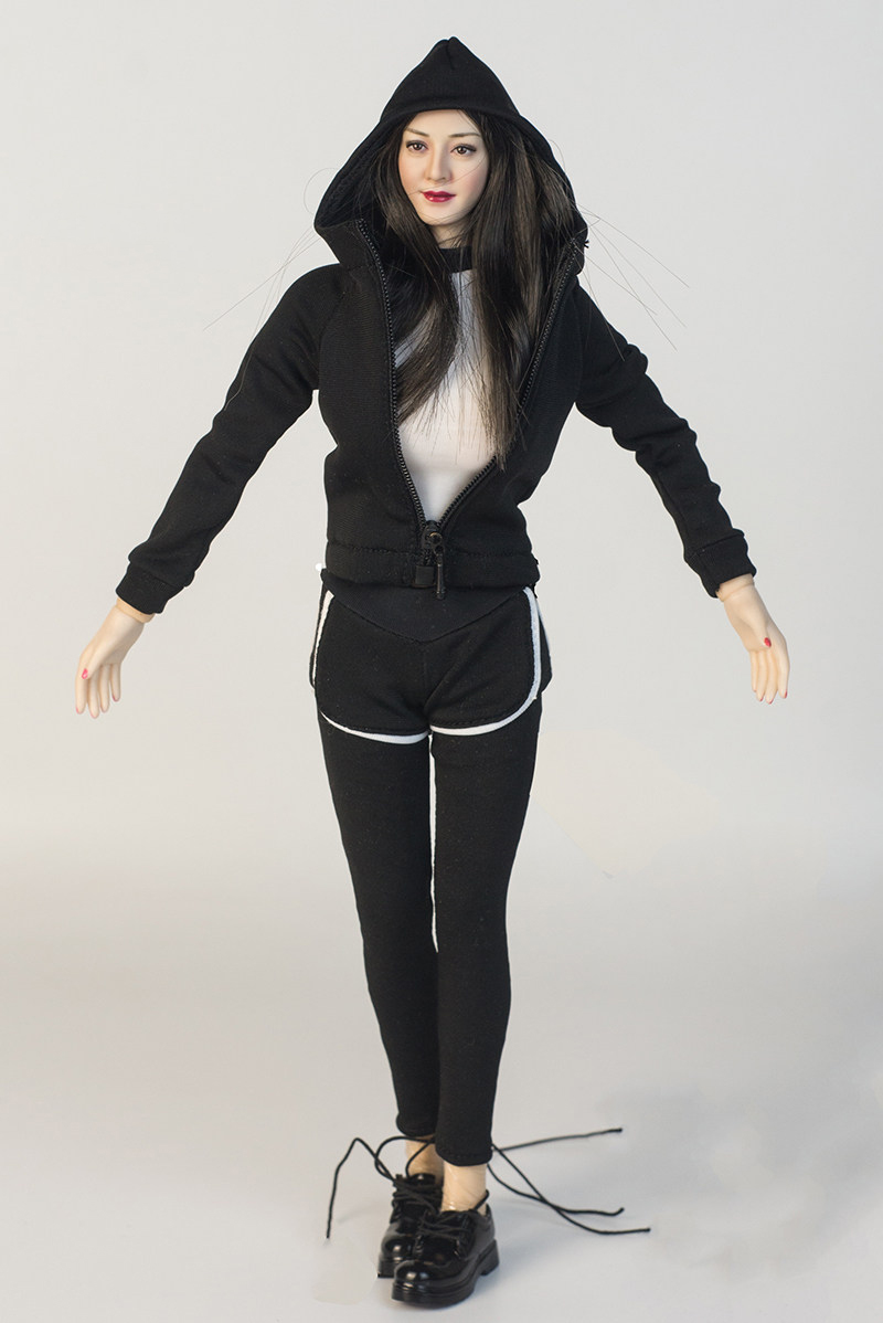 1/6 Female Black Yoga Clothing - Yoga In Fitness First 리뷰 및 가격