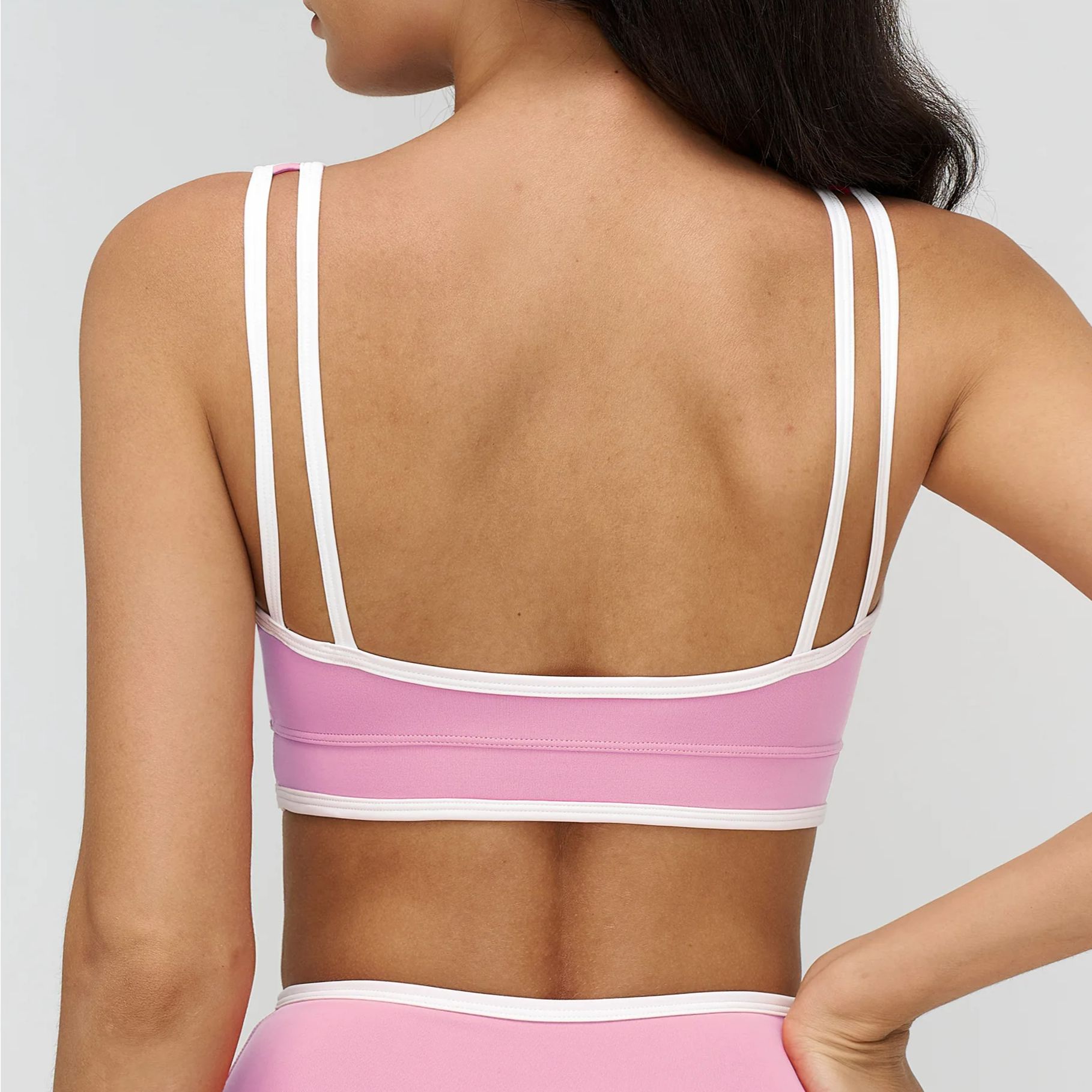 Women Gym Sets White line Bras - Yoga Và Fitness 리뷰 및 가격
