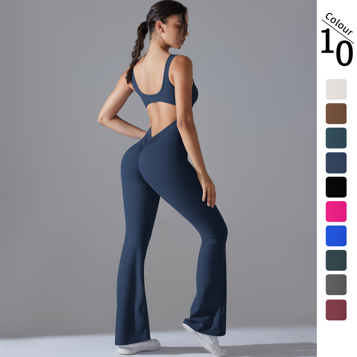 Sexy Back V Jumpsuit Gym Set W - Yoga Và Fitness 리뷰 및 가격