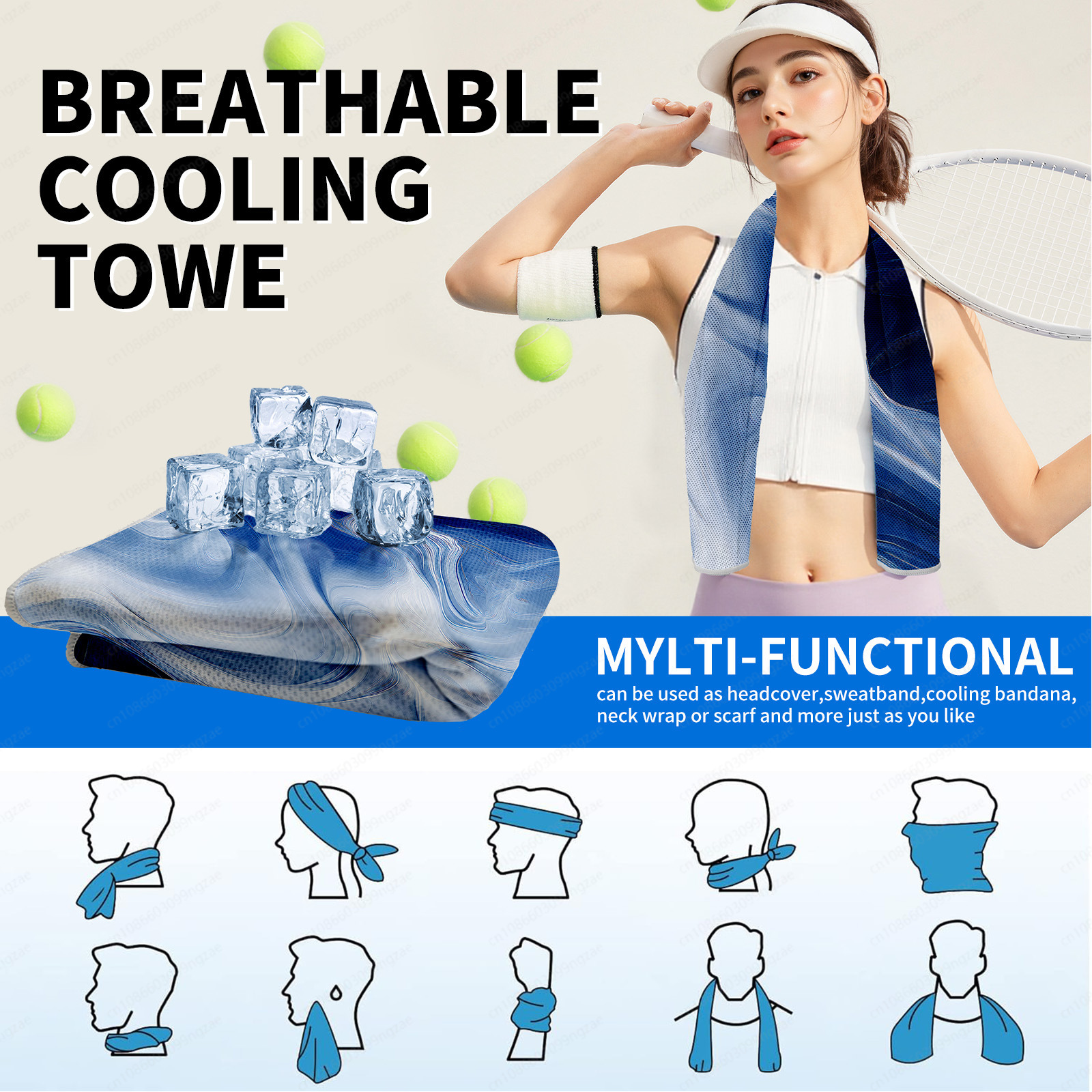 Cooling Quick Dry Sports Towel - Yoga Fitness Gym 리뷰 및 가격