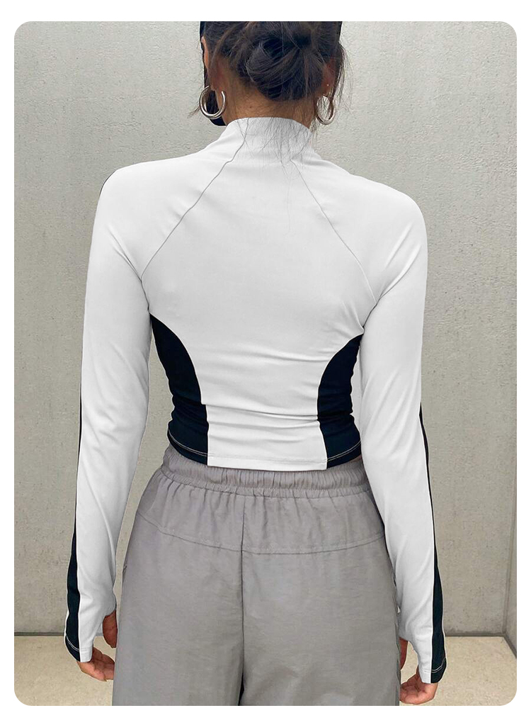 Yoga Clothes Stand Up Collar J - Yoga Fitness Yoga 리뷰 및 가격