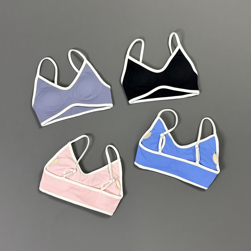 Women Contrastline Yoga Bra V  - Yoga Và Fitness 리뷰 및 가격