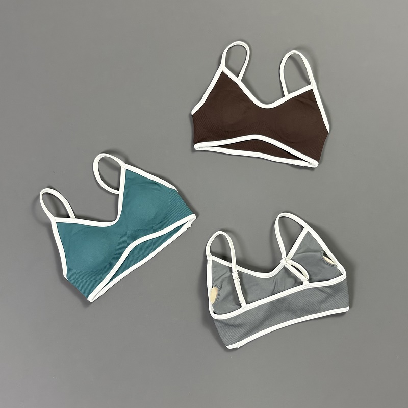 Women Contrastline Yoga Bra V  - Yoga Và Fitness 리뷰 및 가격