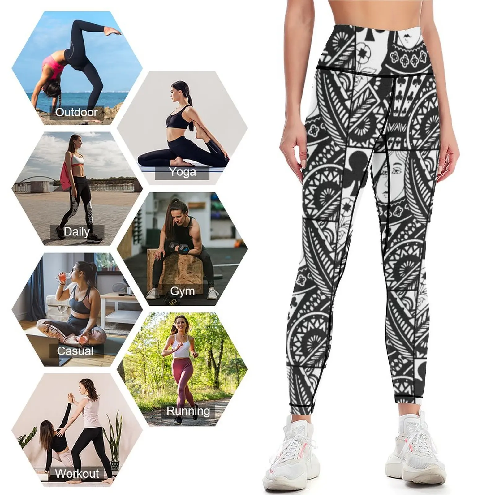 QUEEN OF CLUBS Leggings exerci - Yoga Fitness Club 리뷰 및 가격