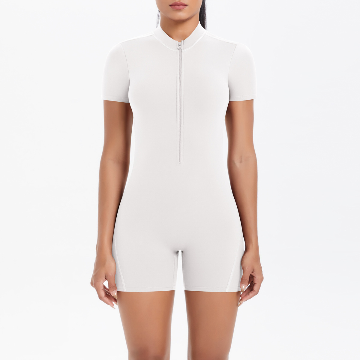 Zipper Short Sleeves Workout J - Yoga Overall Fitness 리뷰 및 가격