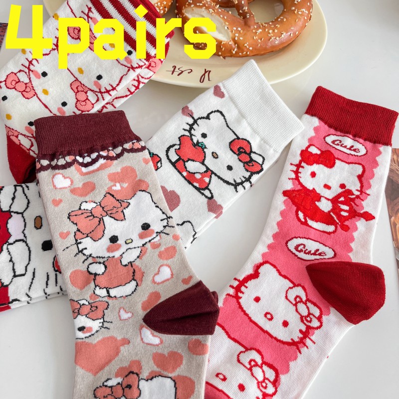 4 pairsof HelloKitty anti slip - Yoga In Fitness First 리뷰 및 가격