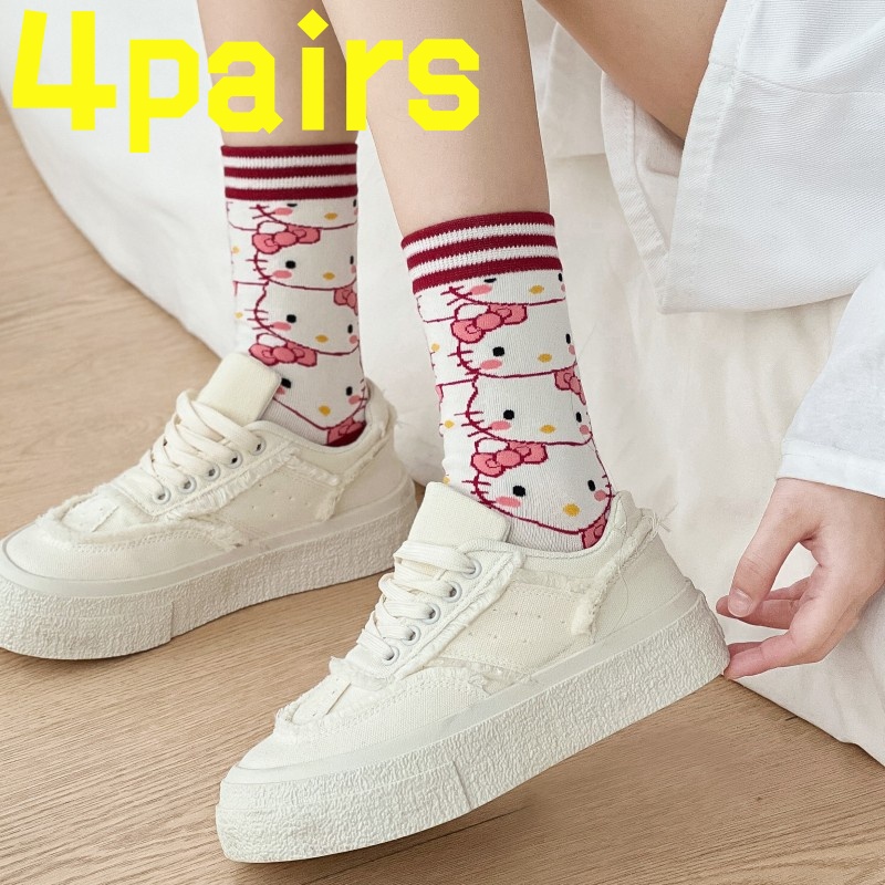 4 pairsof HelloKitty anti slip - Yoga In Fitness First 리뷰 및 가격