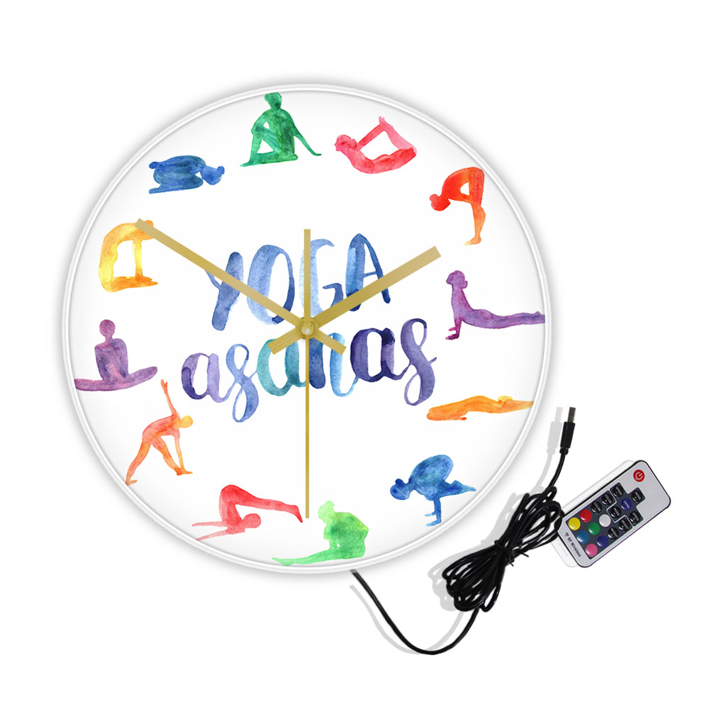 Yoga Asanas Modern Design Wall - Yoga Fitness Watch 리뷰 및 가격