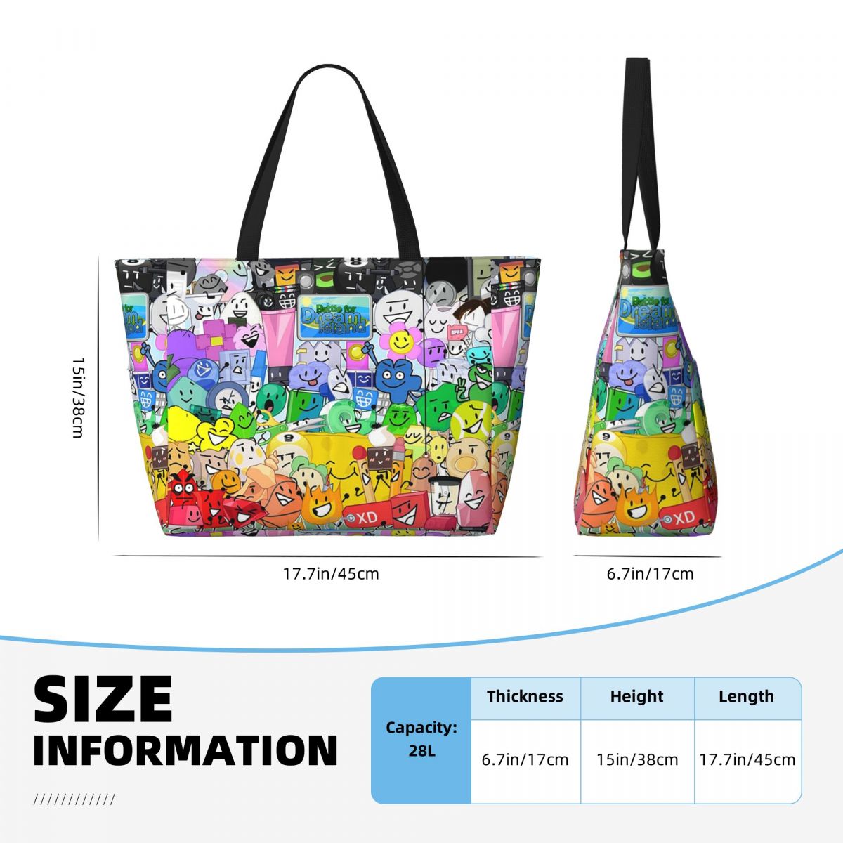BFDI Group Picture Beach Tote  - Yoga Fitness Group 리뷰 및 가격