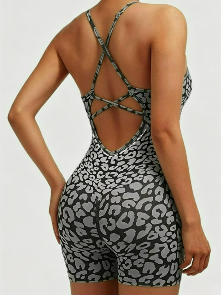 Fashion Casual Leopard Printed - Yoga Overall Fitness 리뷰 및 가격
