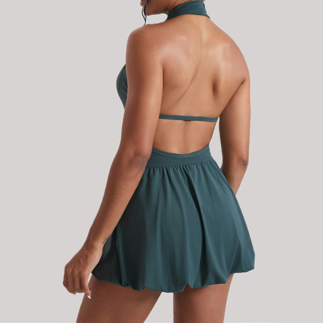 Ningyu High Neck Golf Tennis D - Yoga Fitness Dress 리뷰 및 가격