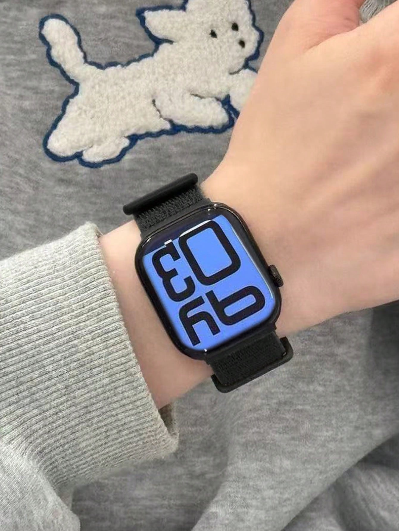 1pc Black Nylon Hook & Loop St - Yoga Fitness Watch 리뷰 및 가격