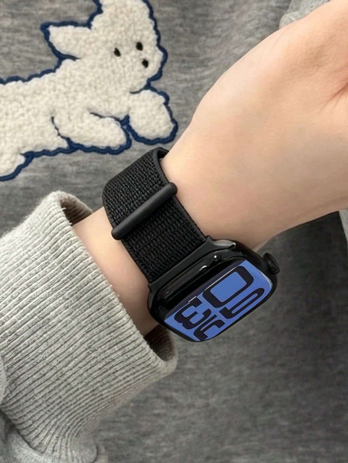 1pc Black Nylon Hook & Loop St - Yoga Fitness Watch 리뷰 및 가격
