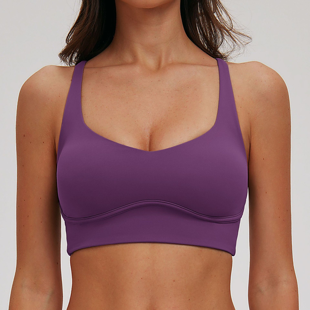 Sexy V-neck Sports Bra Yoga Un - Yoga Và Fitness 리뷰 및 가격