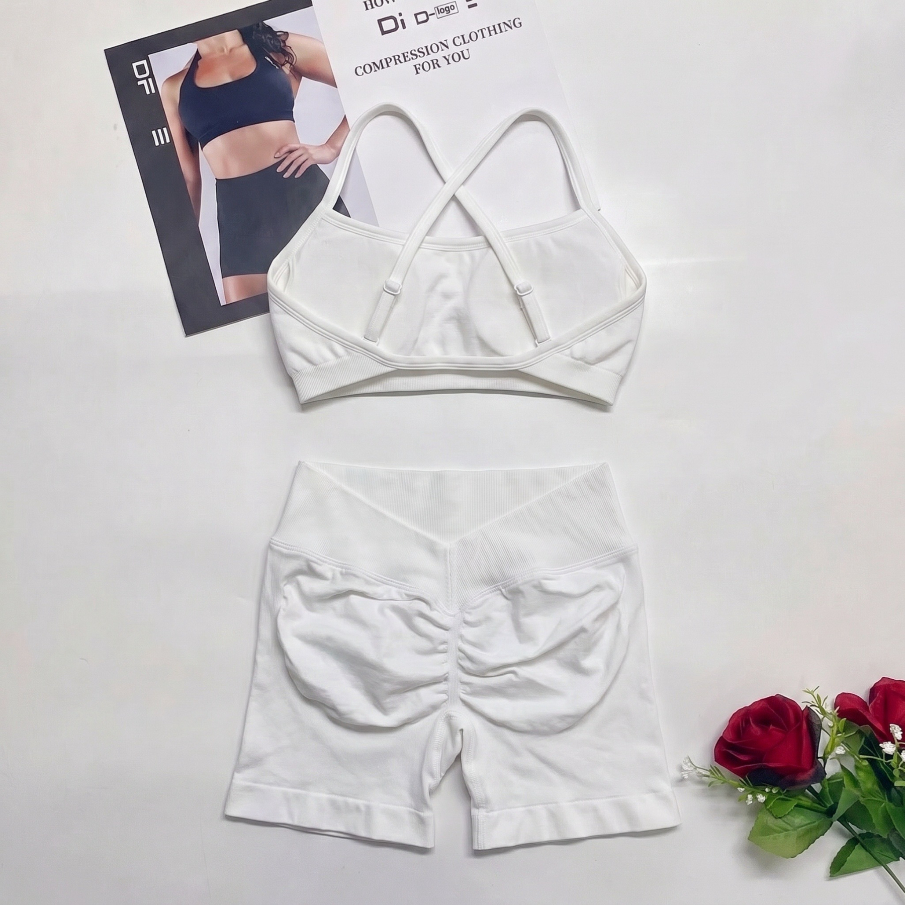 2PCS DLOGO Women Seamless Quic - Yoga Và Fitness 리뷰 및 가격