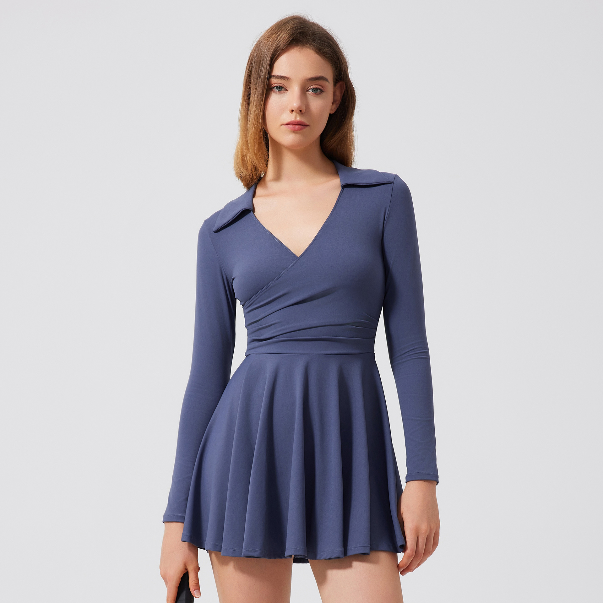 Women Tennis Dresses Long Slee - Yoga Fitness Dress 리뷰 및 가격