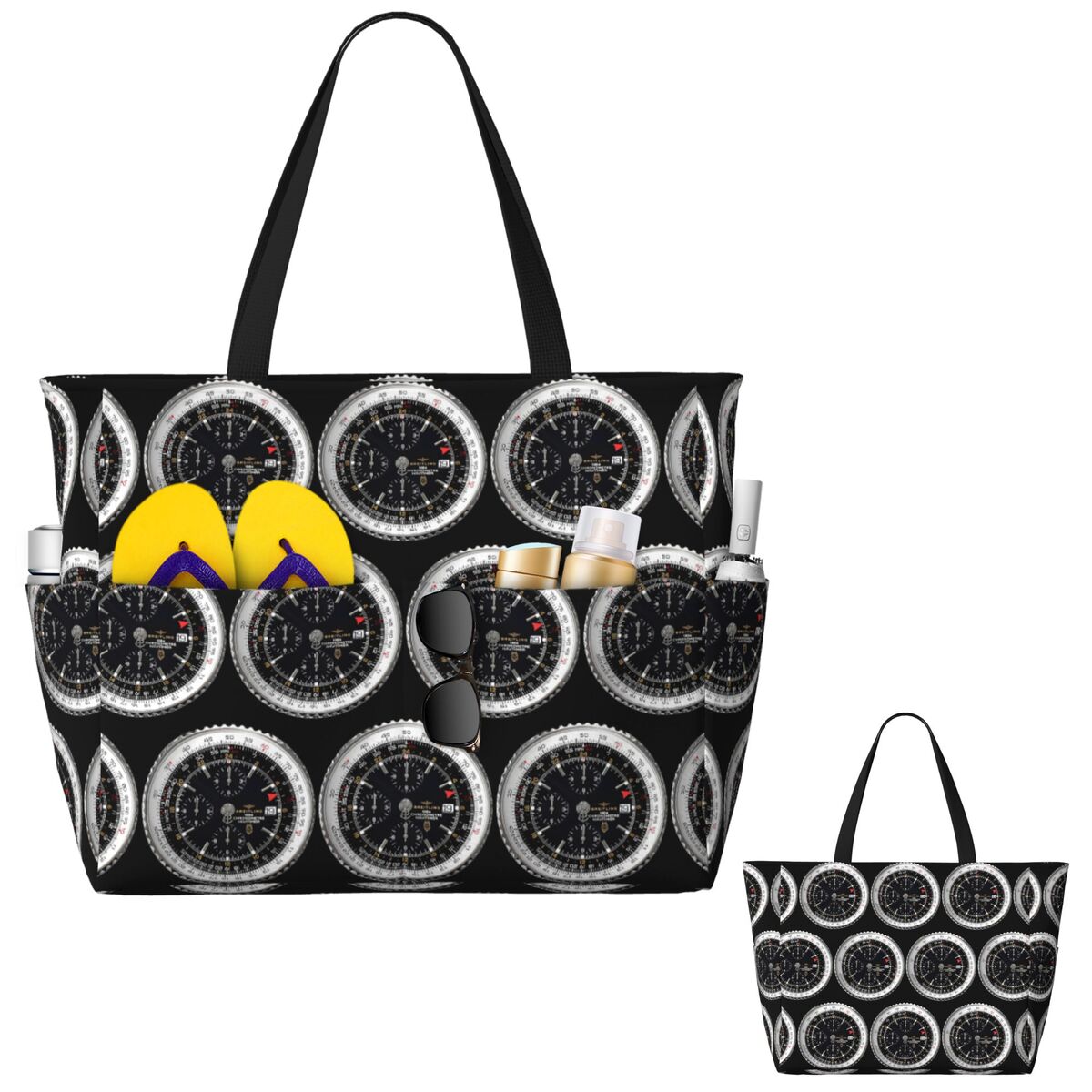 Luxury Watch Face Beach Tote B - Yoga Fitness Watch 리뷰 및 가격