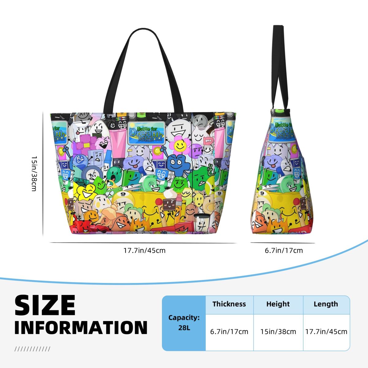 BFDI Group Picture Beach Tote  - Yoga Fitness Group 리뷰 및 가격