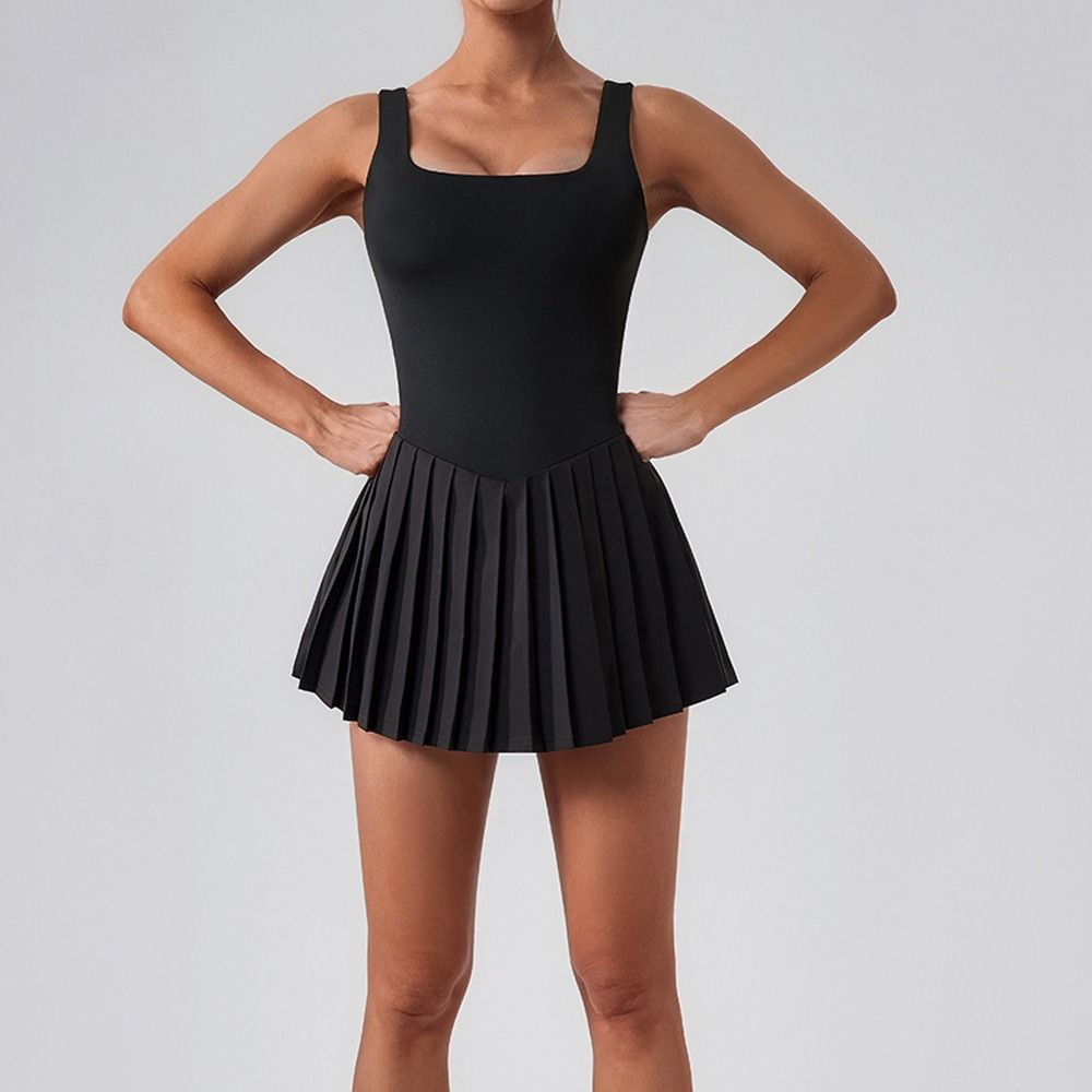 Hollow Out Women Tennis Dress  - Yoga Fitness Dress 리뷰 및 가격